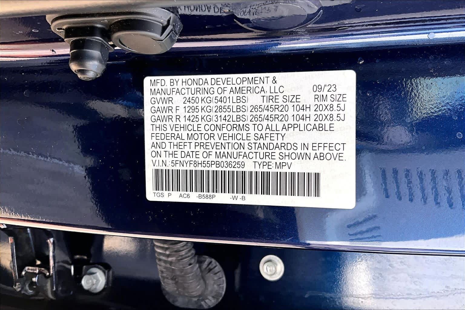 Used 2023 Honda Passport EX-L image 35