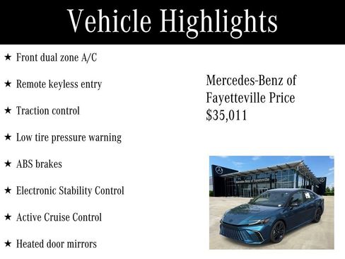 Used 2025 Toyota Camry XSE FWD image 6