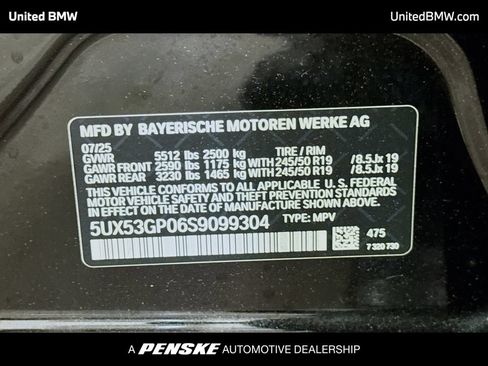 Used 2025 BMW X3 xDrive30i w/ Premium Package AWD/4WD image 15