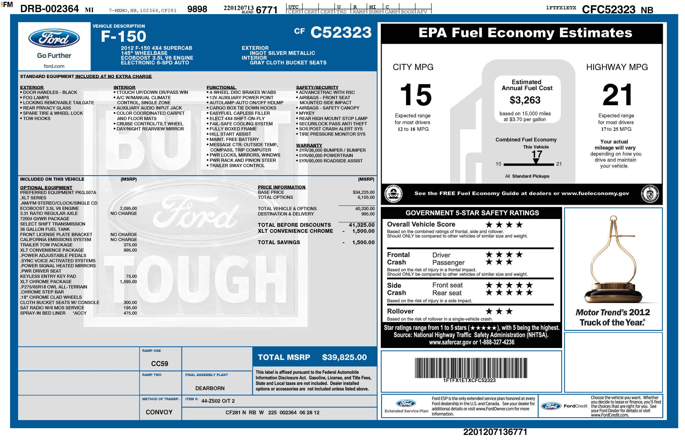 Used 2012 Ford F150 XLT w/ XLT Chrome Pkg AWD/4WD image 3