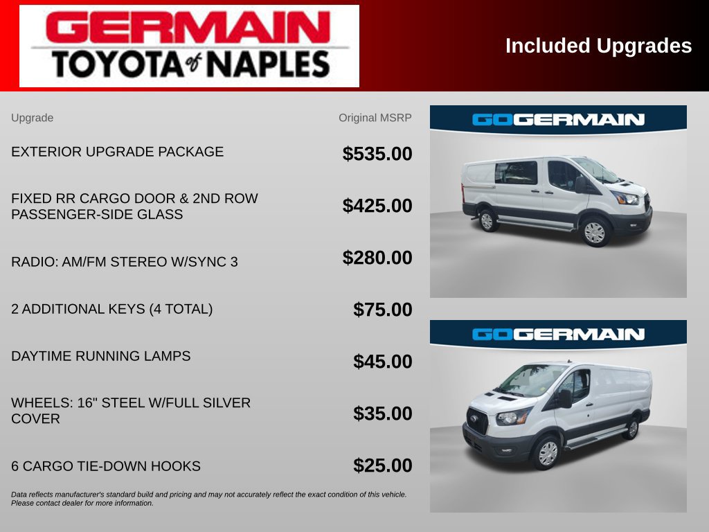 Used 2025 Ford Transit 250 Low Roof w/ Exterior Upgrade Package RWD image 5