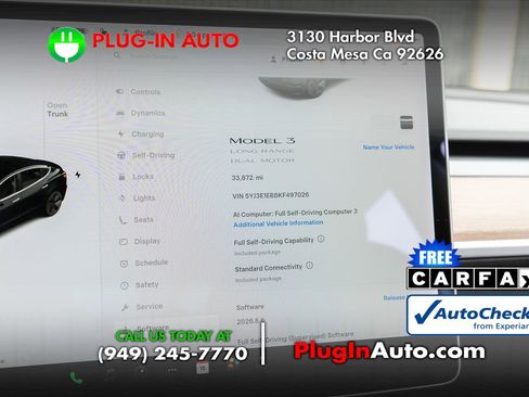Used 2019 Tesla Model 3 Long Range AWD/4WD image 1