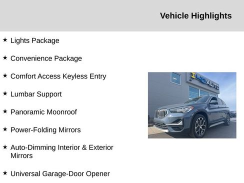 Used 2021 BMW X1 sDrive28i w/ Convenience Package image 2