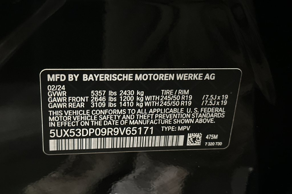 Certified 2024 BMW X3 xDrive30i w/ Convenience Package AWD/4WD image 36