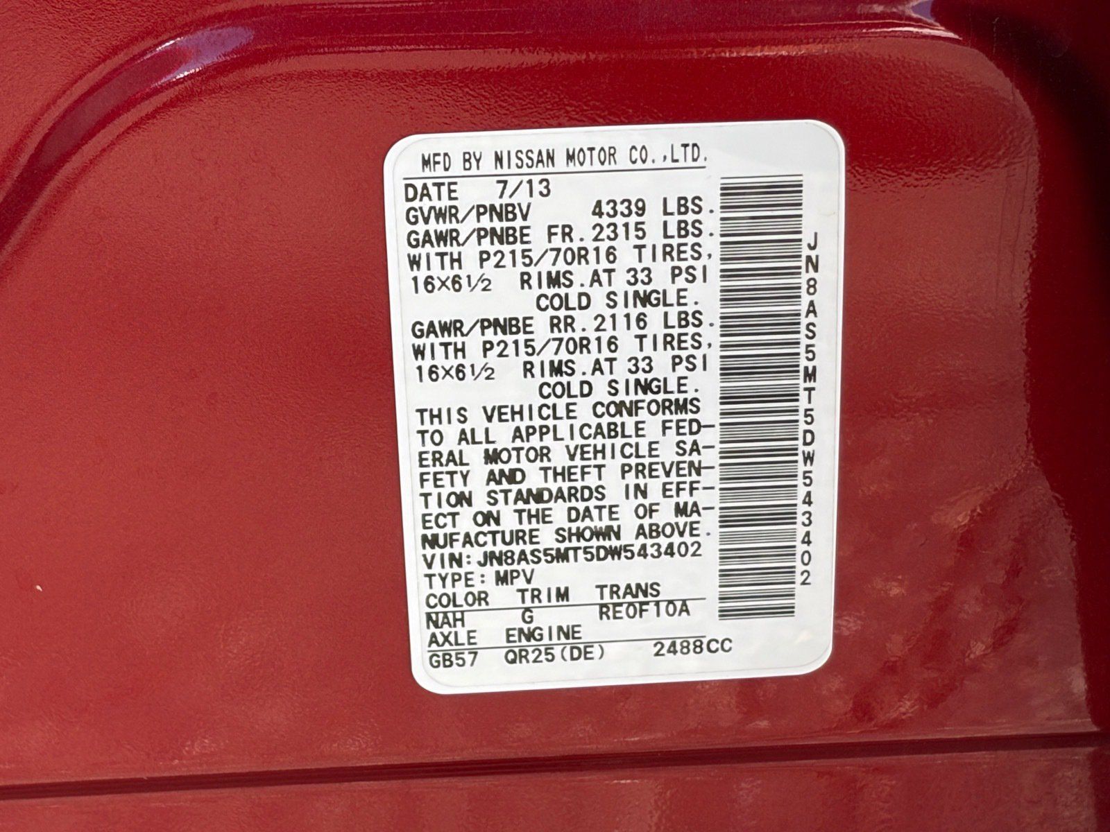Used 2013 Nissan Rogue S FWD image 29