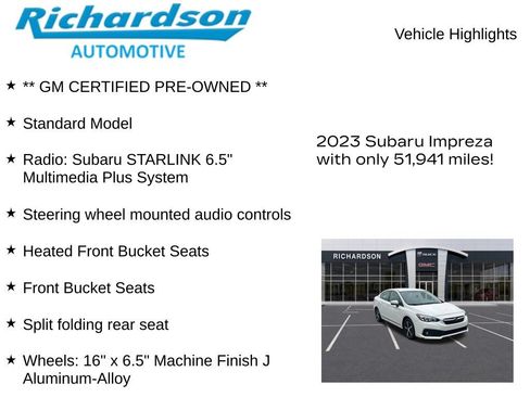 Used 2023 Subaru Impreza 2.0i Premium AWD/4WD image 10
