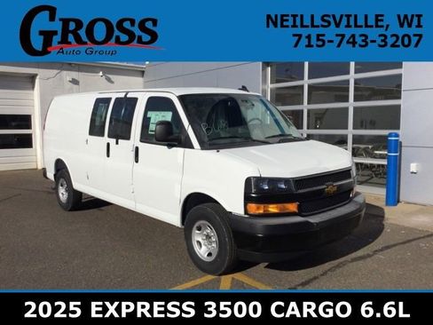 New 2025 Chevrolet Express 3500 Extended w/ Driver Convenience Package RWD image 1