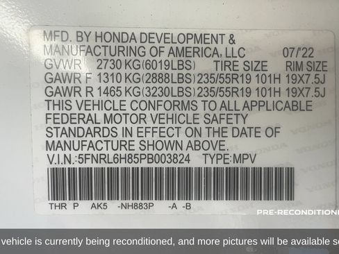 Used 2023 Honda Odyssey Touring image 19