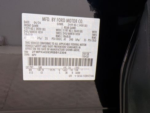 Certified 2024 Ford Edge SE AWD/4WD image 19