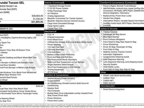 New 2025 Hyundai Tucson SEL image 4