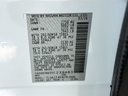 Used 2026 Nissan Pathfinder Rock Creek AWD/4WD image 36