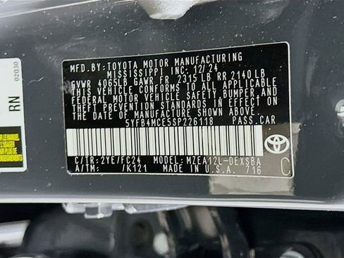 Used 2025 Toyota Corolla FX w/ Convenience Package image 24