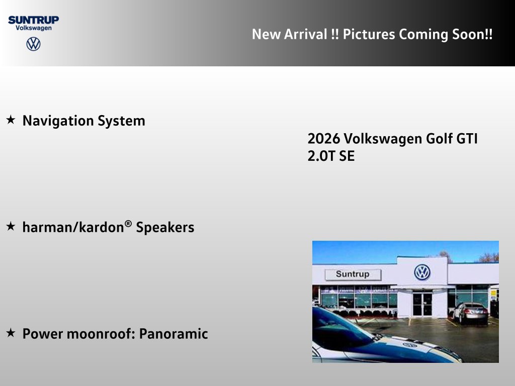 New 2026 Volkswagen GTI SE FWD image 2