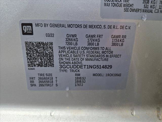Used 2022 Chevrolet Silverado 1500 LT AWD/4WD image 16