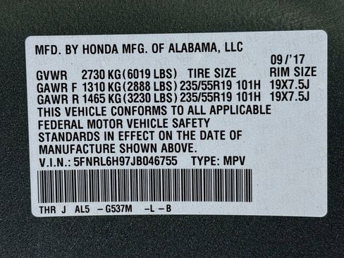 Used 2018 Honda Odyssey Elite image 34