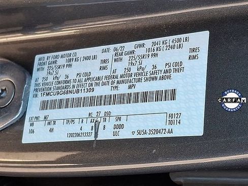 Used 2022 Ford Escape SE w/ SE Sport Appearance Package AWD/4WD image 26