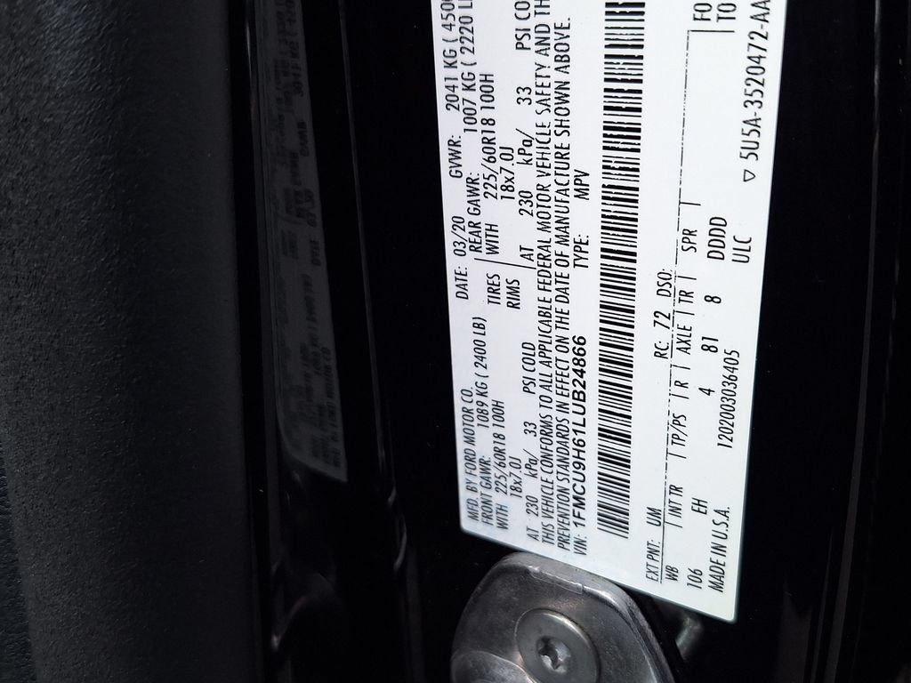 Used 2020 Ford Escape SEL AWD/4WD image 28