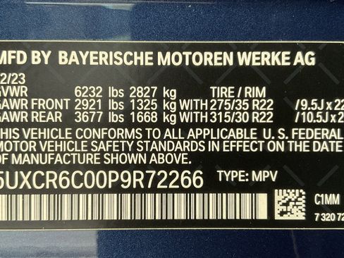 Certified 2023 BMW X5 xDrive40i w/ M Sport Package image 38