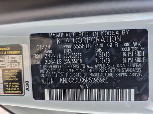 Certified 2024 Kia EV6 Light AWD/4WD image 25
