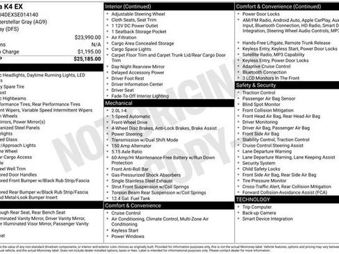 Used 2025 Kia K4 EX FWD image 28