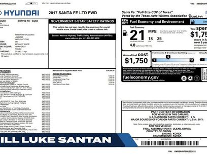 Used 2017 Hyundai Santa Fe Limited