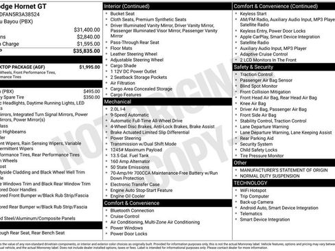 Used 2024 Dodge Hornet GT w/ GT Blacktop Package image 31