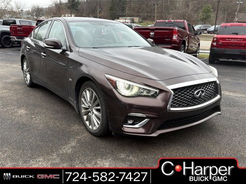 Used 2018 INFINITI Q50 Luxe w/ Essential Package (3.0T Luxe) image 1