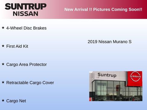 Used 2019 Nissan Murano S w/ Cargo Package FWD image 4