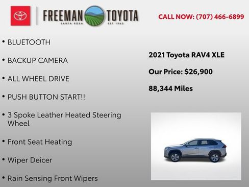 Used 2021 Toyota RAV4 XLE w/ XLE Grade Weather Package AWD/4WD image 9