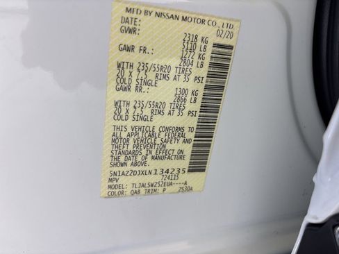 Used 2020 Nissan Murano Platinum image 10