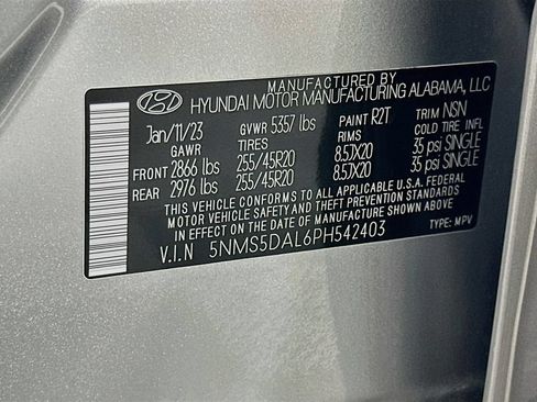 Used 2023 Hyundai Santa Fe Calligraphy w/ Cargo Package AWD/4WD image 33