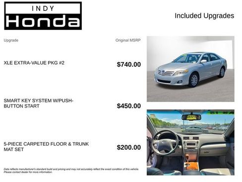 Used 2011 Toyota Camry XLE w/ XLE Extra-Value Pkg #2 FWD image 4