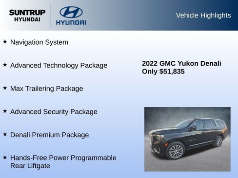 Used 2022 GMC Yukon Denali w/ Denali Premium Package image 8
