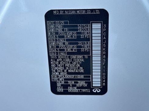 Used 2025 INFINITI QX55 Essential AWD/4WD image 29