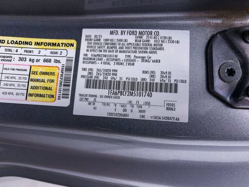 Used 2021 Ford Mustang GT Premium w/ Ford Safe & Smart Package RWD image 39