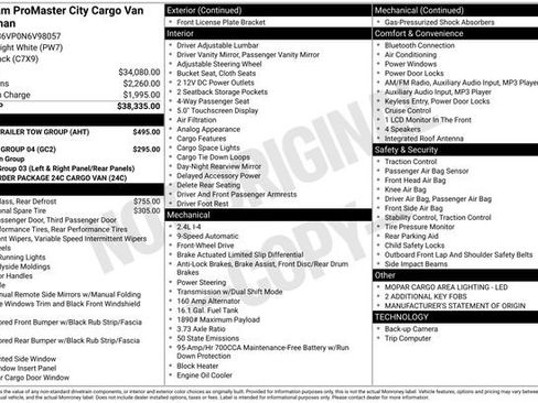 Used 2022 RAM ProMaster City Tradesman w/ Mopar Trailer Tow Group image 7