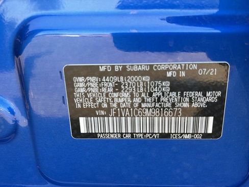 Used 2021 Subaru WRX Premium AWD/4WD image 30