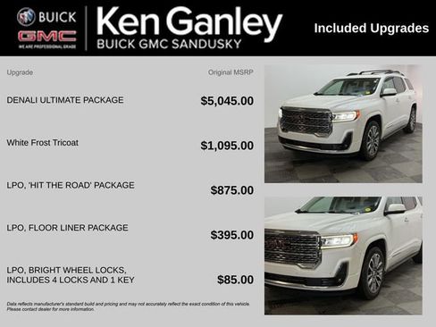 Used 2021 GMC Acadia Denali w/ Denali Ultimate Package AWD/4WD image 6
