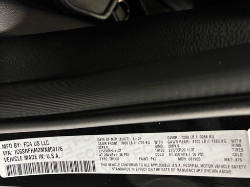 Used 2021 RAM 1500 Limited w/ Bed Utility Group AWD/4WD image 11
