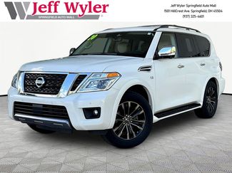 Used 2020 Nissan Armada Platinum w/ Captain's Chairs Package AWD/4WD video 1
