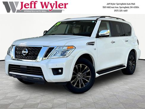 Used 2020 Nissan Armada Platinum w/ Captain's Chairs Package AWD/4WD image 1