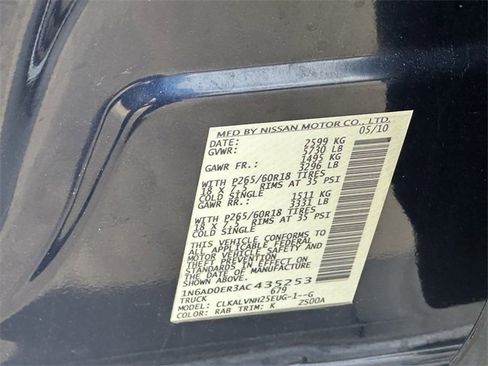 Used 2010 Nissan Frontier LE image 10