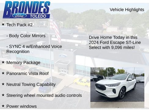 Used 2024 Ford Escape ST-Line Select w/ Tech Pack #2 AWD/4WD image 17