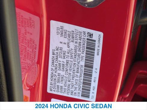 Certified 2024 Honda Civic Sport image 26