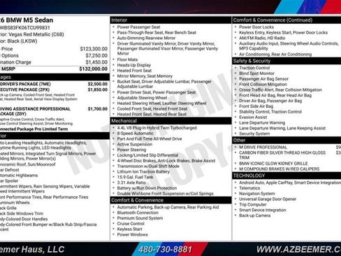 Used 2026 BMW M5 w/ M Driver's Package AWD/4WD image 3