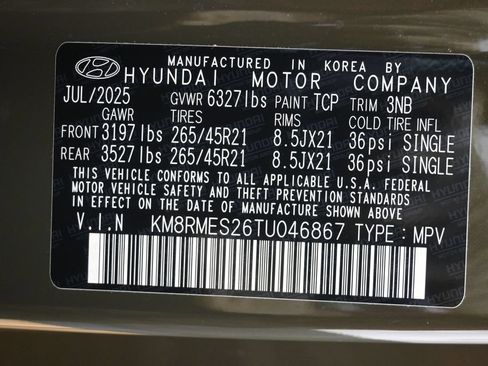 Used 2026 Hyundai Palisade Calligraphy AWD/4WD image 11