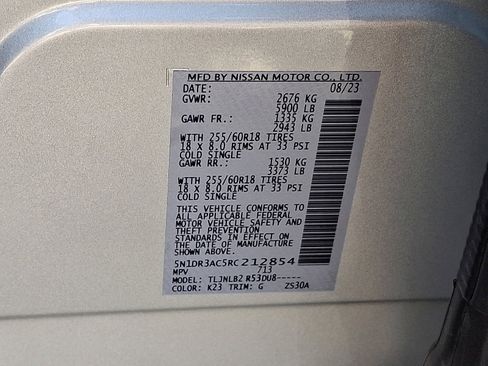 Certified 2024 Nissan Pathfinder S image 26