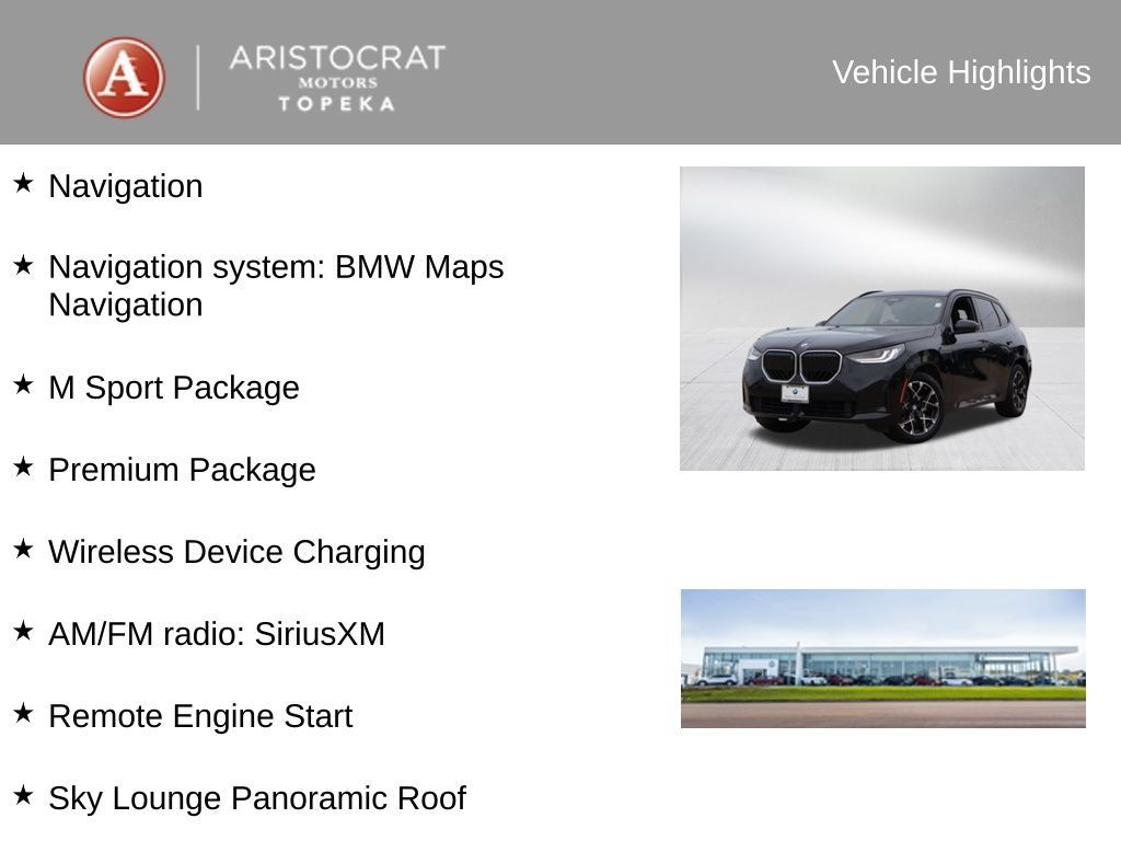 Certified 2025 BMW X3 xDrive30i AWD/4WD image 4