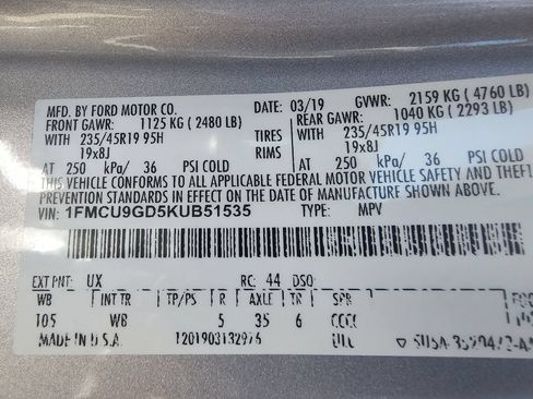 Used 2019 Ford Escape SE AWD/4WD image 46
