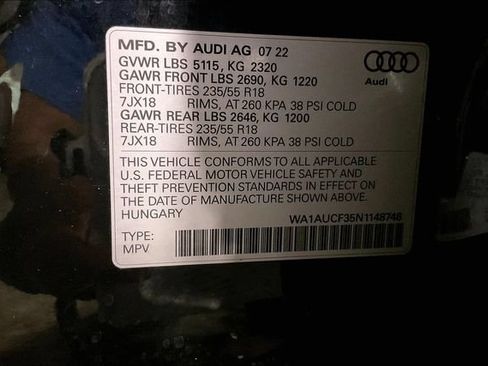 Used 2022 Audi Q3 2.0T Premium w/ Convenience Package AWD/4WD image 37